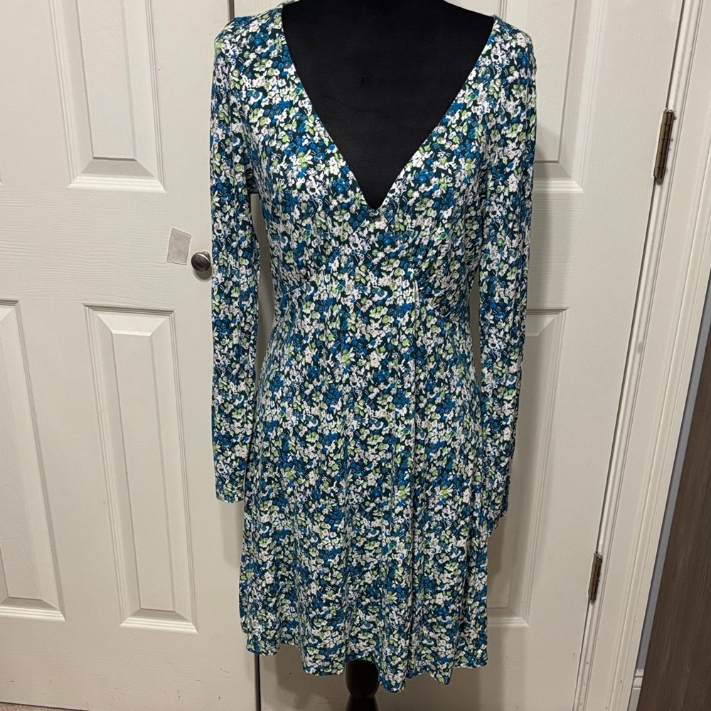BP Floral Long Sleeve Dress